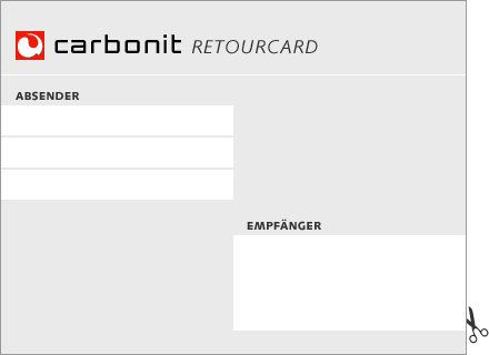 Retourkarte
