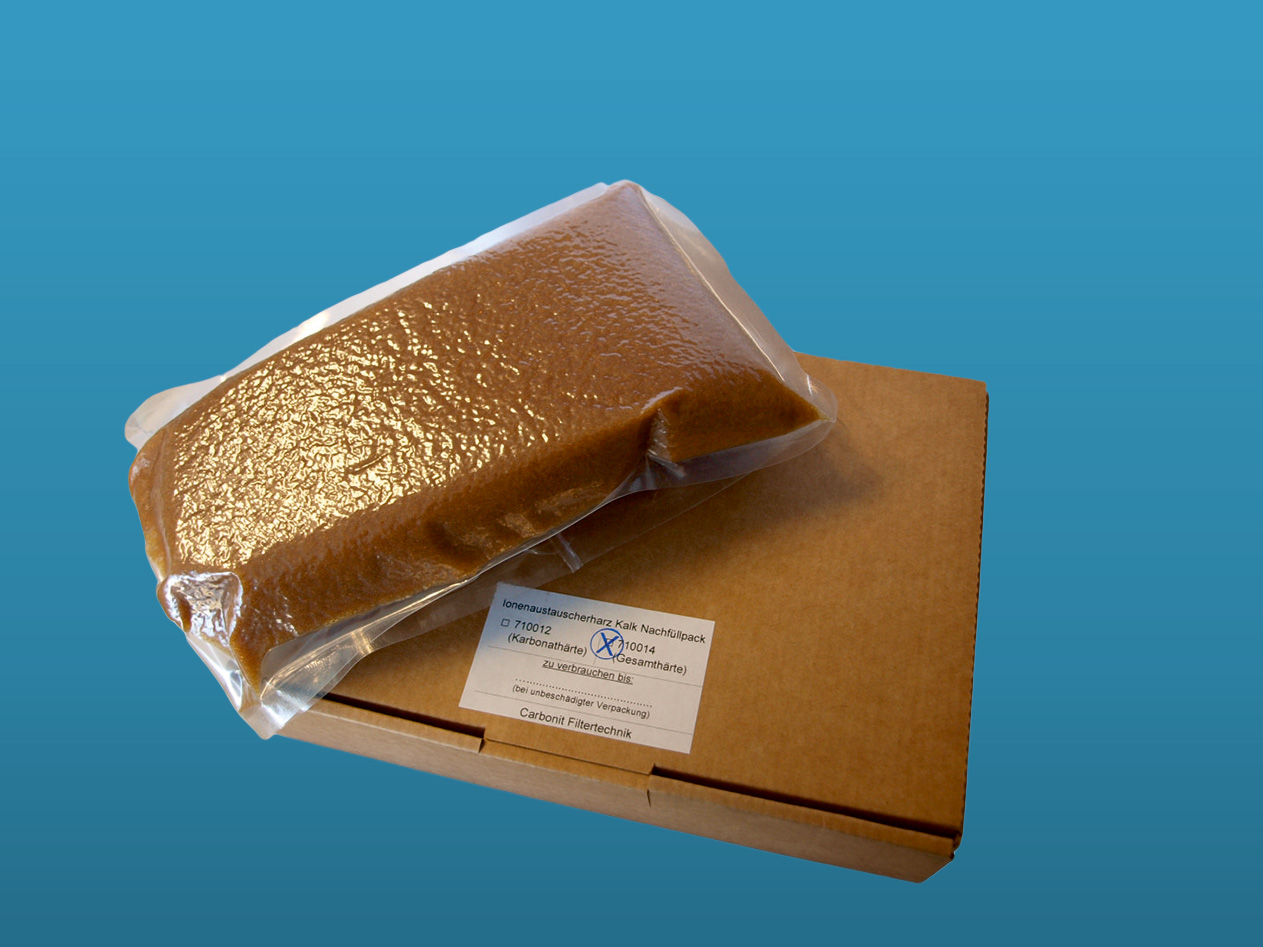 Ionenaustauscherharz Kalk / Nachfüllpack Gesamthärte - carbonit